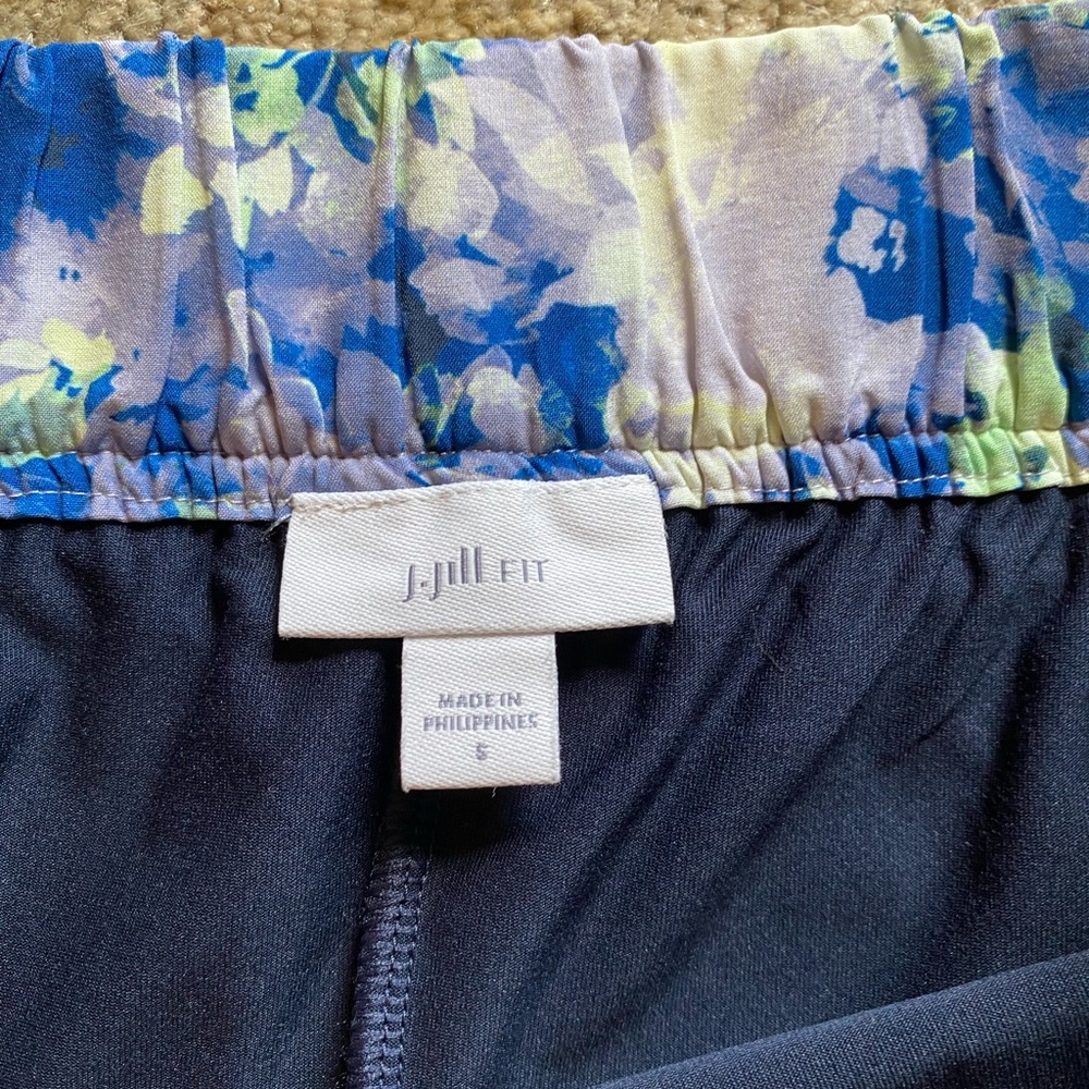 J. Jill Women's Athletic Shorts - Blue and Black